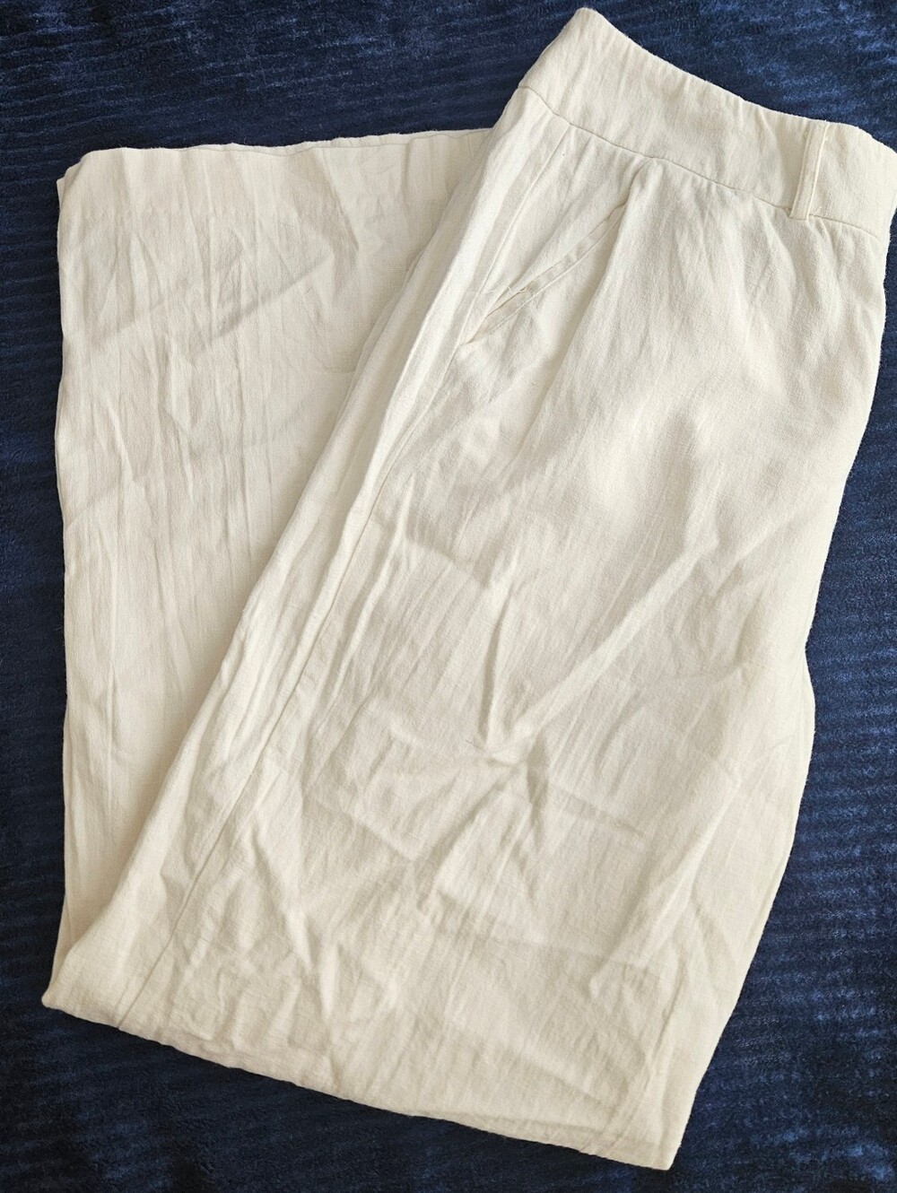 Zac & Rachel Cream Cotton Pants.  Size US10. 100% Cotton.